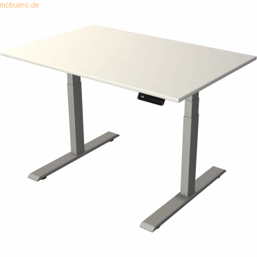 Kerkmann Steh-/Sitztisch Move 2 elektrisch Fuß silber 120x80x63-127cm von Kerkmann