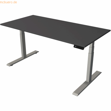 Kerkmann Steh-/Sitztisch Move 2 elektrisch Fuß silber 160x80x63-127cm von Kerkmann