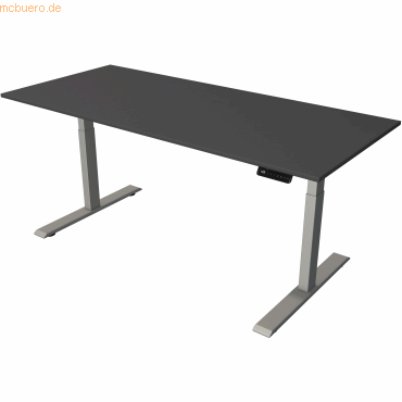 Kerkmann Steh-/Sitztisch Move 2 elektrisch Fuß silber 180x80x63-127cm von Kerkmann