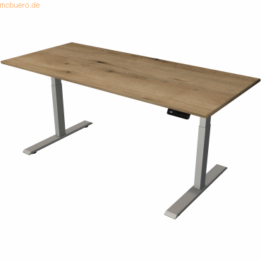 Kerkmann Steh-/Sitztisch Move 2 elektrisch Fuß silber 180x80x63-127cm von Kerkmann