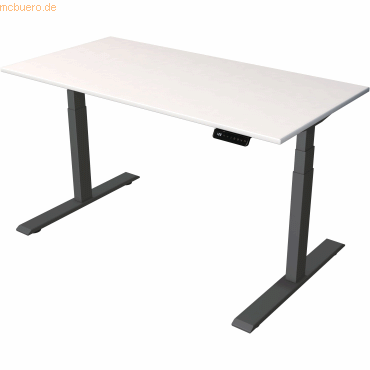 Kerkmann Steh-/Sitztisch SmartOffice elektrisch Fuß anthrazit 140x70x6 von Kerkmann