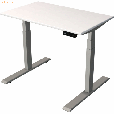 Kerkmann Steh-/Sitztisch SmartOffice elektrisch Fuß silber 100x60x63-1 von Kerkmann