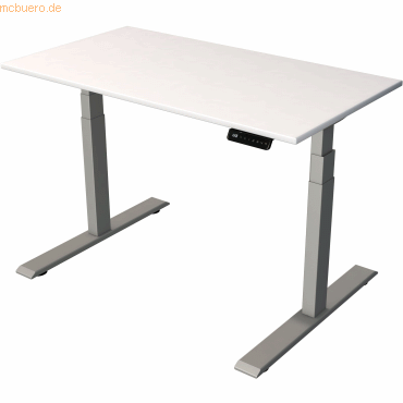 Kerkmann Steh-/Sitztisch SmartOffice elektrisch Fuß silber 120x65x63-1 von Kerkmann