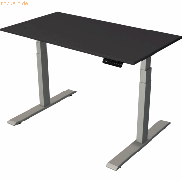 Kerkmann Steh-/Sitztisch SmartOffice elektrisch Fuß silber 120x65x63-1 von Kerkmann