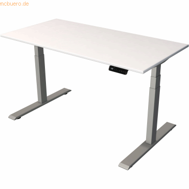 Kerkmann Steh-/Sitztisch SmartOffice elektrisch Fuß silber 140x70x63-1 von Kerkmann
