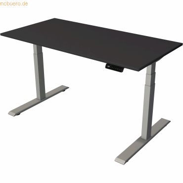 Kerkmann Steh-/Sitztisch SmartOffice elektrisch Fuß silber 140x70x63-1 von Kerkmann