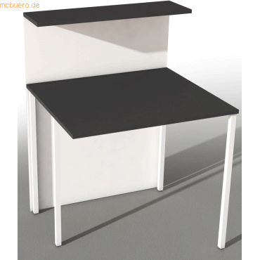 Kerkmann Theke Cento Erweiterungselement BxT 100x80cm weiß/anthrazit Kerkmann Theke Cento Erweiterungselement BxT 100x80cm weiß/anthrazit von Kerkmann