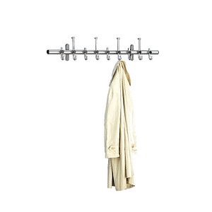 Kerkmann Wandgarderobe Arte 33687081 silber Metall 13 Haken 115,0 x 18,0 cm von Kerkmann