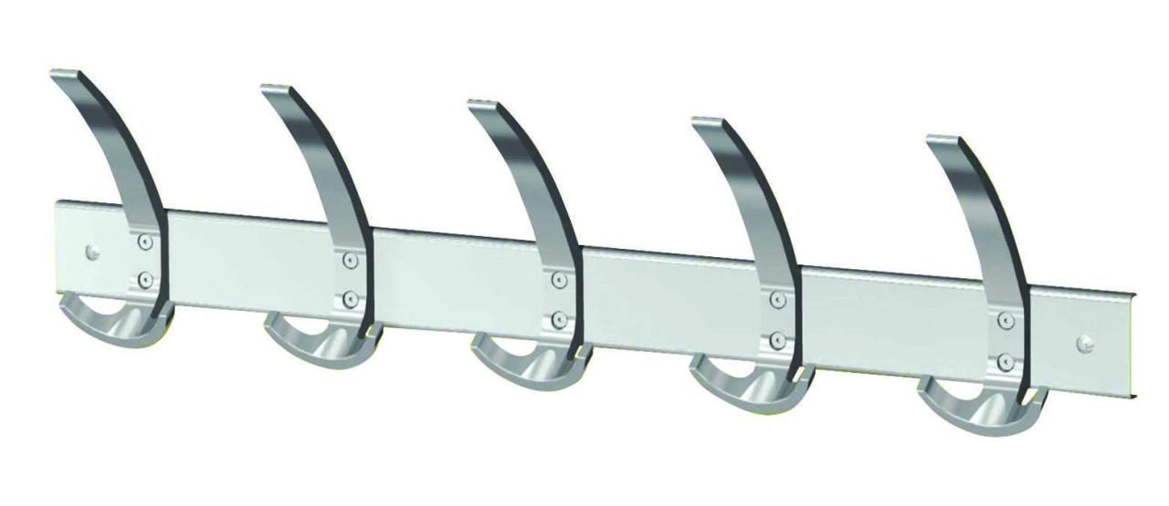 Kerkmann Wandgarderobe public alusilber 65,0 x 17,0 cm 15 Haken Kerkmann Wandgarderobe public alusilber 65,0 x 17,0 cm 15 Haken von Kerkmann
