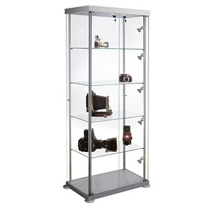 Kerkmann expoline Glasvitrine silber 4 Fachböden Kerkmann expoline Glasvitrine silber 4 Fachböden von Kerkmann
