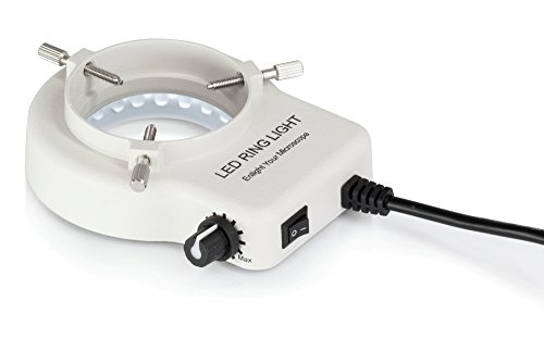 Ringbeleuchtung [Kern OBB-A6102] für höchste Flexibilität in der Stereomikroskopie, Beleuchtungsstärke: 4,5W LED, Farbtemperatur: ca. 7600 K, Dimmbar, Innendurchmesser: 63 mm von Kern Optics