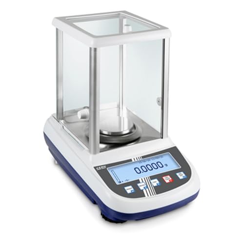 KERN Analysenwaage mit Hohem Wägebereich, Grafikdisplay und komfortabler Rezepturfunktion, 160g Wägebereich, 0.1mg Ablesbarkeit, 0.2mg Reproduzierbarkeit von KERN