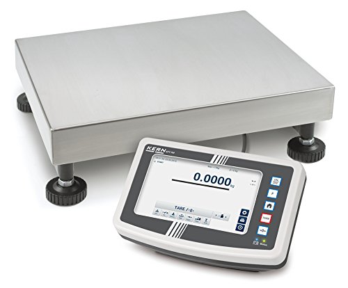 Easy-Touch-Plattformwaage [Kern IFT 100K-2LM] Die intuitive Art zu Wiegen, Wägebereich [Max]: 60 kg / 150 kg, Ablesbarkeit [d]: 20 g / 50 g, Wägeplatte: BxTxH 650x500x142 mm (Edelstahl) von Kern