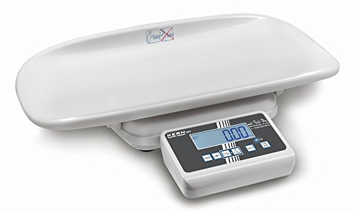 KERN Optics Formschöne Babywaage mit Eich- und Medizinzulassung, 20 kg Wägebereich, 10 g Ablesbarkeit von KERN