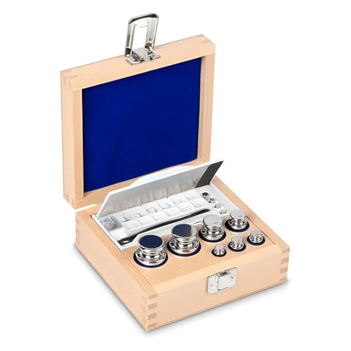 Kern 303-04 Gewichtssatz, Knopfform, Edelstahl poliert, 1 Stück von Kern