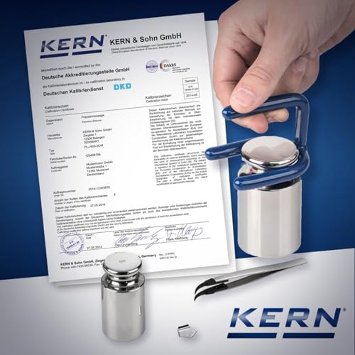 KERN F1/F2 5 mg DAkkS Kalibrierung von KERN
