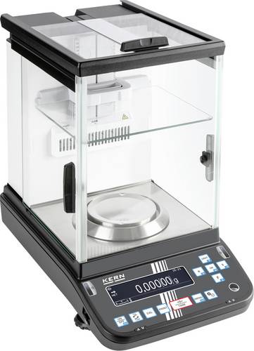 Kern ABP 100-5AM Analysewaage Wägebereich (max.) 135g Ablesbarkeit 0.00001g Schwarz, Silber von Kern