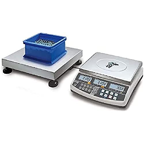 KERN Zählsystem zum Zählen Kleinster Teile in Großen Mengen, Maximal Anzeigbare Zählteile 999.999, 1500 kg Wägebereich, 0,0001 kg Ablesbarkeit, 840 mm x 1190 mm x 90 mm von Kern