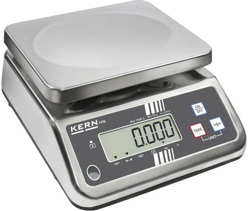 Kern FFN 15K5IPM FFN 15K5IPM Tischwaage Wägebereich (max.) 15kg Ablesbarkeit 5g netzbetrieben, akku von Kern