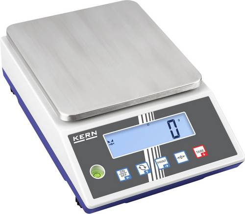 Kern PCB 6000-0 Präzisionswaage Wägebereich (max.) 6kg Ablesbarkeit 1g Weiß, Schwarz, Silber von Kern