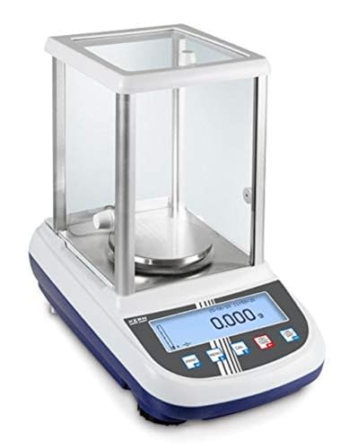KERN Serie PLJ Kunststoff Präzisionswaage, 2100g Wägebereich, 0,001g Ablesbarkeit, 210mm x 340mm x 330mm von KERN