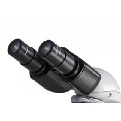 KERN Optics Durchlicht-Labormikroskop, Binokular Tubus, Achromatisch, Weiß/Schwarz, 4x/10x/40x/100x Objektiv, 3 W LED, Durchgestrah von KERN