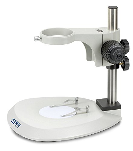 KERN Optics Stereomikroskop-Ständer mit Koaxialem Grob- und Feintrieb für Höchste Flexibilität, Weiß, Säule von KERN