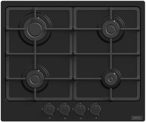 Kernau KGH 6423 CI Matt Black, Gasherd, Black Kernau KGH 6423 CI Matt Black, Gasherd, Black von Kernau