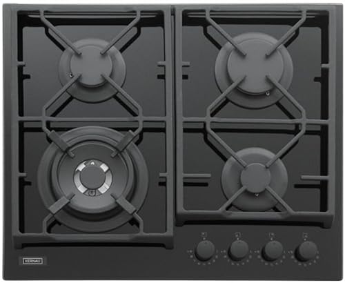 Kernau KGH 6434 T CI B Step Flame, Gasherd, Black von Kernau