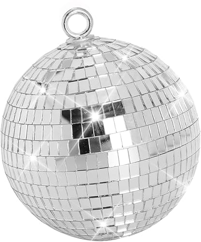 Spiegel-Discokugel, 15 cm, ideal für Partys oder DJ-Lichteffekt, Weihnachten von Keruozine