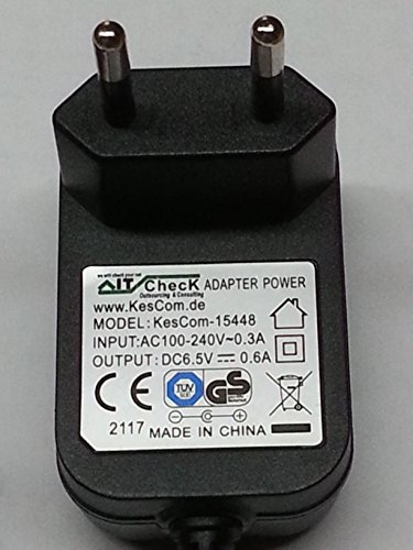 6,5V 600mA Netzteil Steckernetzteil Kompatibel mit/Ersatz für Siemens Gigaset E500A oder Telekom Sinus A 501i A501 6,5V 600mA Netzteil Steckernetzteil Kompatibel mit/Ersatz für Siemens Gigaset E500A oder Telekom Sinus A 501i A501 von KesCom