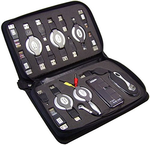 KesCom® USB Adapter Traveler Kit USB Hub Maus Adapter ... 17 Teile … Alles was das Herz begehrt in Einer Tasche ... von KesCom