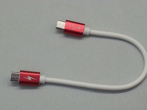 KesCom OTG Ladekable Micro USB auf Micro USB 0,2m zb. für Handy - Elektro Fahrrad von KesCom