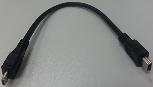 KesCom USB Kabel Adapter von Mini USB Stecker auf Micro USB Stecker 25cm lang schwarz KesCom USB Kabel Adapter von Mini USB Stecker auf Micro USB Stecker 25cm lang schwarz von KesCom