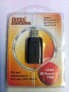 USB 3D Sound 5.1 Mini USB Soundkarte Plug & Play von KesCom