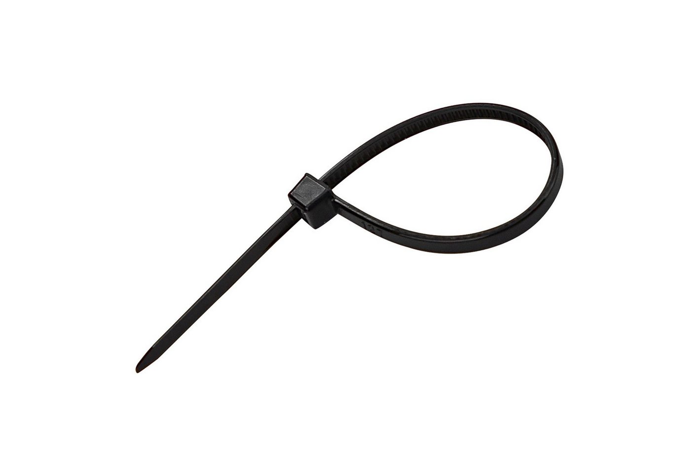 KesTek Kabelbinder Kabelbinder 2,5x100mm schwarz 50 Stück (50-St) von KesTek