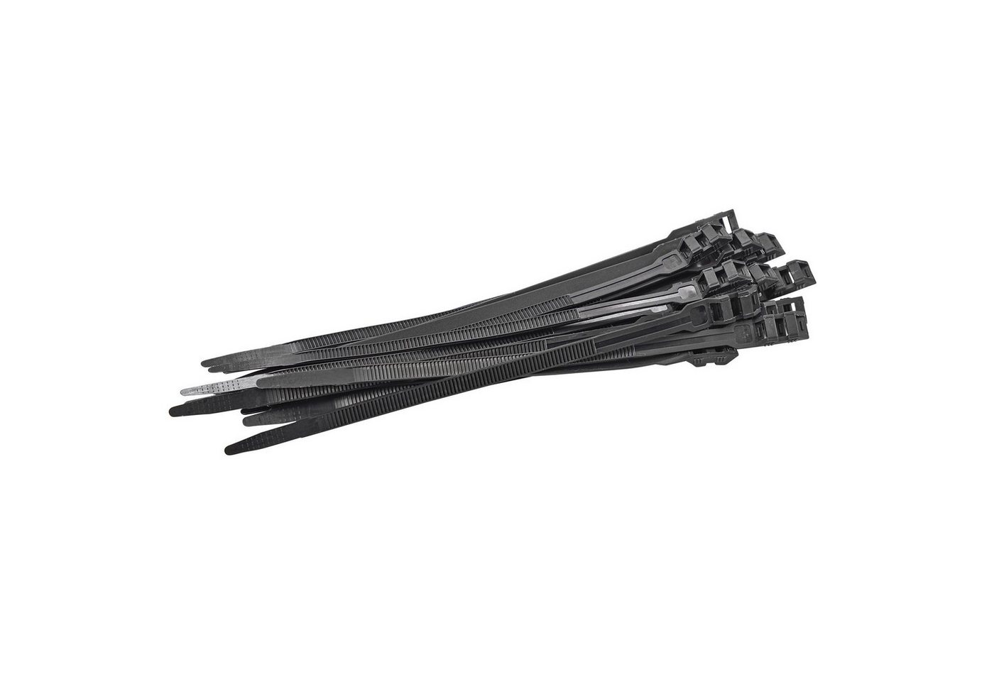 KesTek Kabelbinder Kabelbinder hohe Zugkraft 9,0x260mm schwarz 25 Stück (25-St) von KesTek