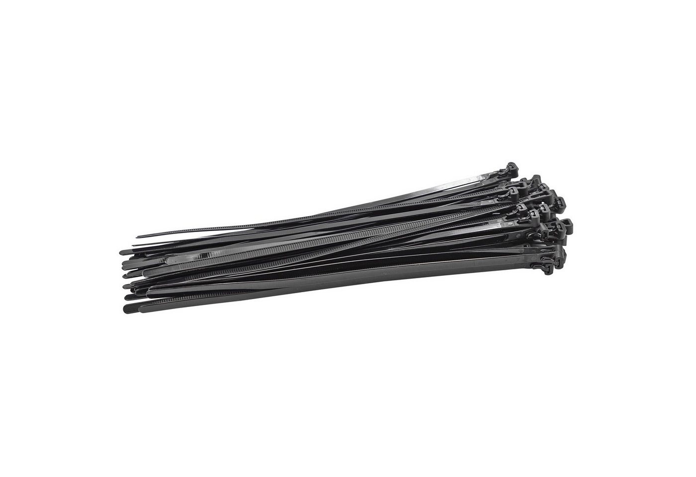 KesTek Kabelbinder Kabelbinder lösbar 7,2x300mm schwarz 50 Stück (50-St) von KesTek