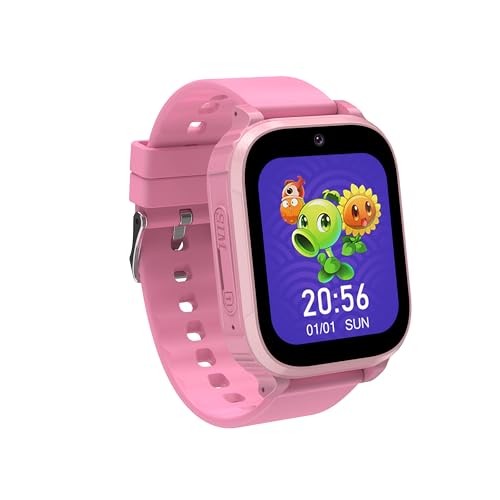 4G Smartwatch Kinder mit GPS und Telefon, Wasserdicht Smart Watch Kinder GPS Handy Uhr mit Videoanruf Anruffunktion IP68 SOS Spiel Voice Chat Wecker Schulmodus, Geschenk für Jungen Mädchen Student 4G Smartwatch Kinder mit GPS und Telefon, Wasserdicht Smart Watch Kinder GPS Handy Uhr mit Videoanruf Anruffunktion IP68 SOS Spiel Voice Chat Wecker Schulmodus, Geschenk für Jungen Mädchen Student von Kesasohe
