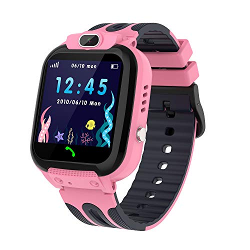 Kesasohe 4G Kinder Smartwatch mit GPS und Telefon Wasserdicht GPS Uhr Kinder für Jungen Mädchen Student von Kesasohe