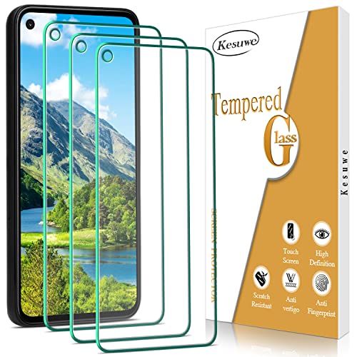 Kesuwe [3 Stück] Schutzfolie für Google Pixel 5, Anti-Kratzen, 9H Härte, Ultrabeständig, Anti-Bläschen, HD Displayschutzfolie, 0.33mm Ultra-klar, Hüllenfreundlich von Kesuwe