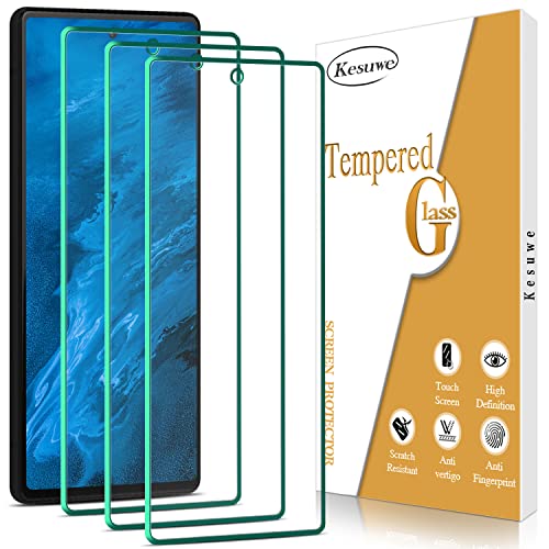 Kesuwe [3 Stück] Schutzfolie für Google Pixel 6, Anti-Kratzen, Anti-Fingerprint und blasenfrei, 9H Härte Panzer Schutz Glas, HD Displayschutz Folie, Hülle Freundllich, Einfache Installation von Kesuwe