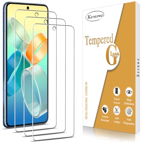 Kesuwe [3 Stück] Schutzfolie für Google Pixel 8 Pro, Anti-Kratzen, 9H Härte, Ultrabeständig, Anti-Bläschen, HD Displayschutzfolie, 0.33mm Ultra-klar von Kesuwe