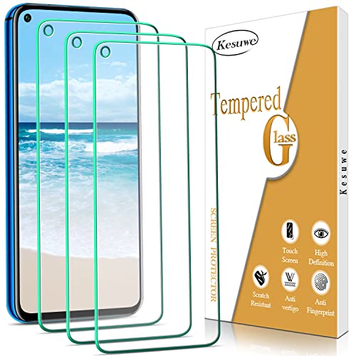 Kesuwe [3 Stück] Schutzfolie für Huawei Nova 5T, Anti-Kratzen, Anti-Fingerprint und blasenfrei, 9H Härte Panzer Schutz Glas, Einfache Installation, Hülle Freundllich von Kesuwe