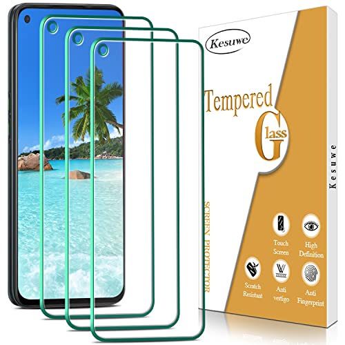 Kesuwe [3 Stück] Schutzfolie für OPPO A53, A53s, A52, A54 5G, A72, A73 5G, A74 5G, 9H Härte, 0.33mm Ultra-klar, Ultrabeständig, Hohe Definition, Anti-Bläschen von Kesuwe