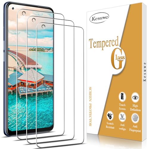 Kesuwe [3 Stück] Schutzfolie für OPPO Find X5 Lite, Anti-Kratzen, 9H Härte, Ultrabeständig, Anti-Bläschen, HD Displayschutzfolie, 0.33mm Ultra-klar von Kesuwe