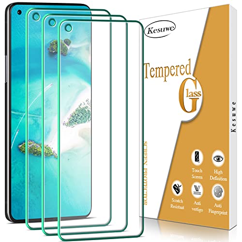 Kesuwe [3 Stück] Schutzfolie für OnePlus 9, OnePlus 9R, Anti-Kratzen, 9H Härte, Ultrabeständig, Anti-Bläschen, HD Displayschutzfolie, 0.33mm Ultra-klar von Kesuwe