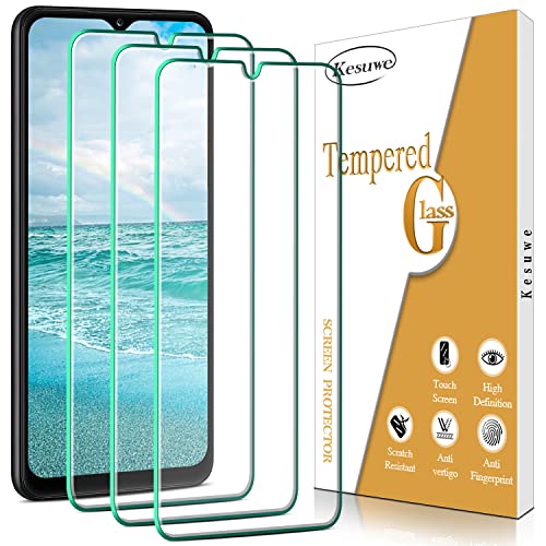 Kesuwe [3 Stück] Schutzfolie für Samsung Galaxy A12, Anti-Kratzen, Anti-Fingerprint, Blasenfrei, 9H Härte Panzer Schutz Glas, Einfache Installation, Hülle Freundllich von Kesuwe