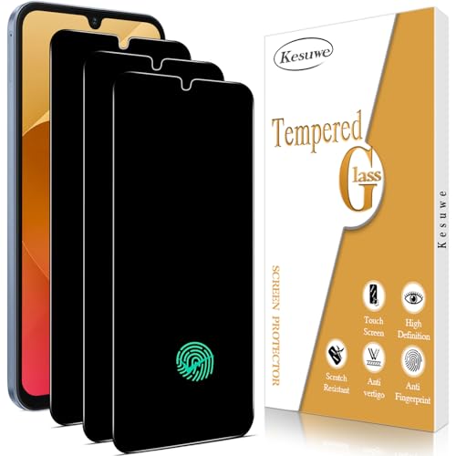 Kesuwe [3 Stück] Schutzfolie für Samsung Galaxy A16 5G, Anti-Kratzen, 9H Härte, Ultrabeständig, Anti-Bläschen, HD Displayschutzfolie, 0.33mm Ultra-klar von Kesuwe