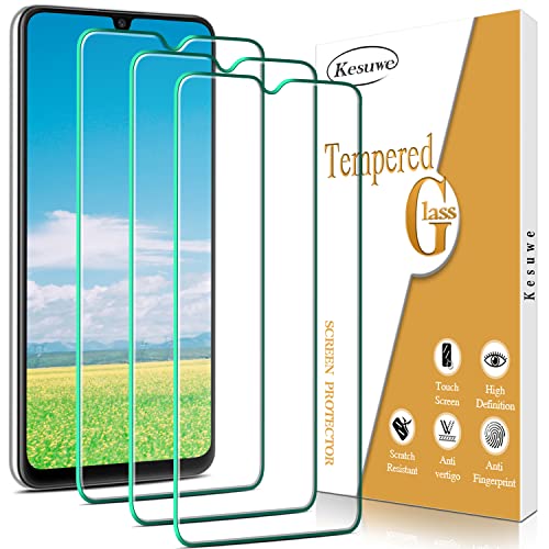 Kesuwe [3 Stück] Schutzfolie für Samsung Galaxy A33 5G, Anti-Kratzen, 9H Härte, Ultrabeständig, Anti-Bläschen, HD Displayschutzfolie, 0.33mm Ultra-klar von Kesuwe
